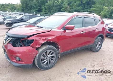 2016 Nissan Rogue Sl z USA, uszkodzony, nr VIN 5N1AT2MV1GC734793